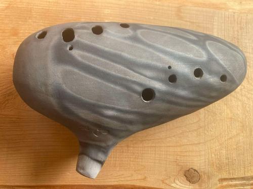 瓦の独特な響き!　(吟)オカリナ　スタンダード　バスG管　【当店検品済】