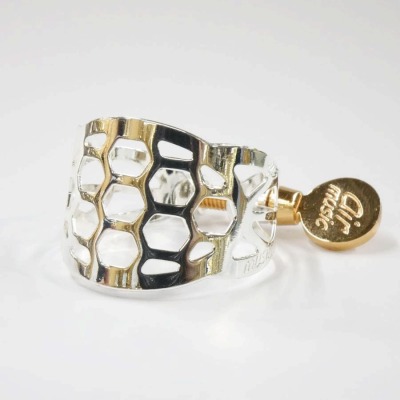 Air Music / B♭クラリネット・アルトサックス用リガチャー Honeycomb duo(ハニカムデュオ)/ プラチナメッキ(PTP)