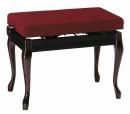【納期未定】(ワイド座面) 布張り　ピアノ椅子 V60-C2