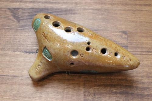 I08【中古品】委託(レル民族音楽研究所)オカリナ　アルトF管