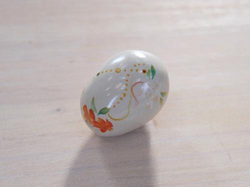 H74 【新品】(BOM’S)オカリナ　エッグマン小　クロマチック　白