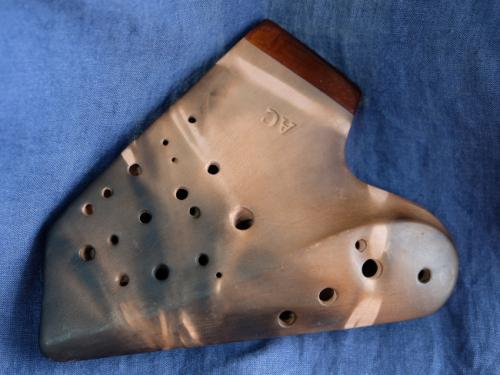 m116【中古品】(子雷)トリプルオカリナ　ナチュラル仕上げ　アルトC管